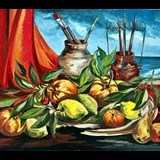 Giuseppe Forte Olio su tela, nature morte  (CodWeb:TN026)